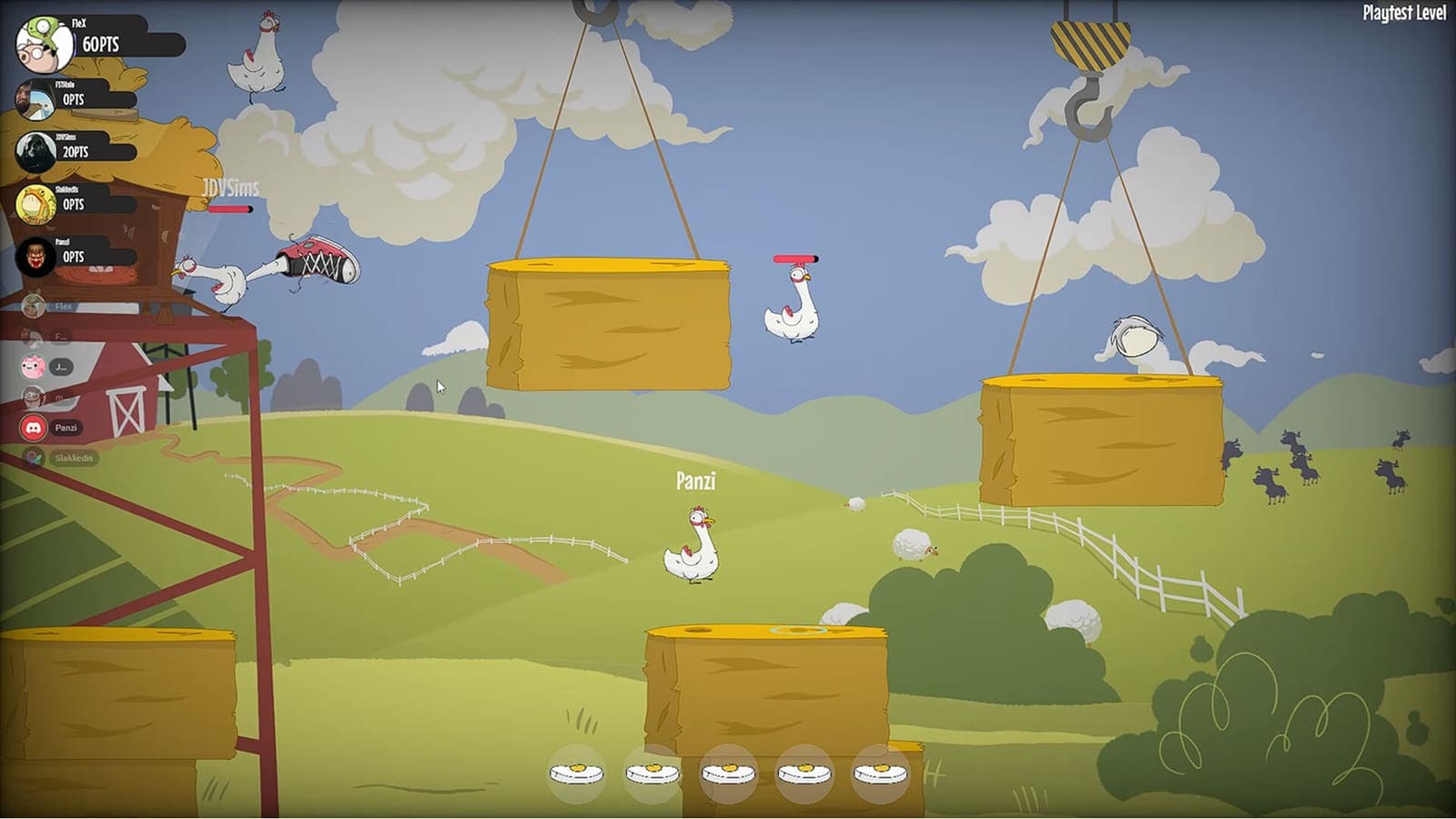 Screenshot from the Steam store page for Mighty Peckers.