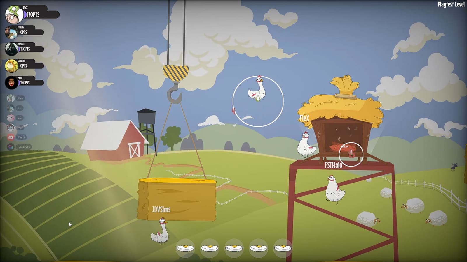Screenshot from the Steam store page for Mighty Peckers.