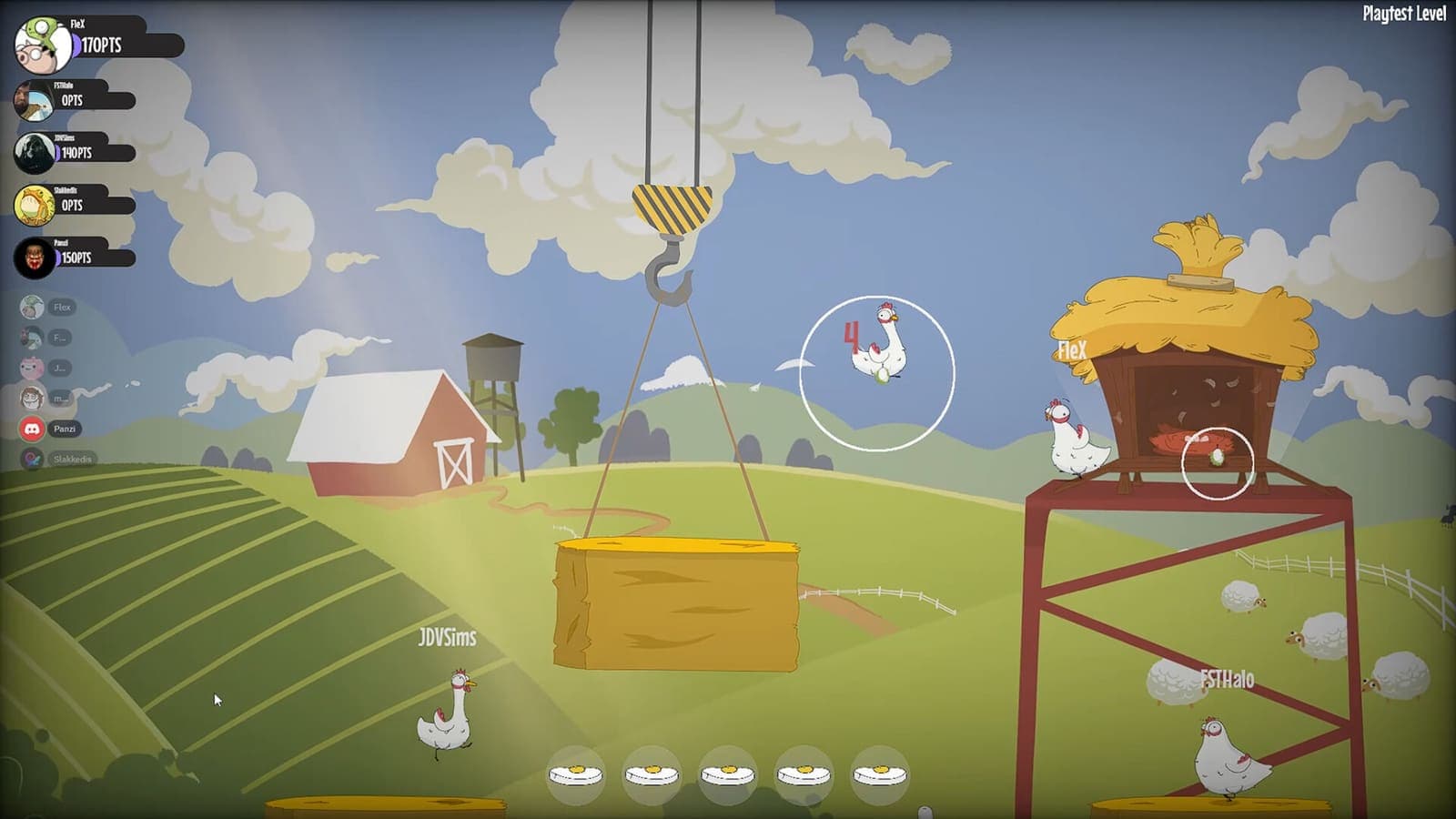 Screenshot from the Steam store page for Mighty Peckers.