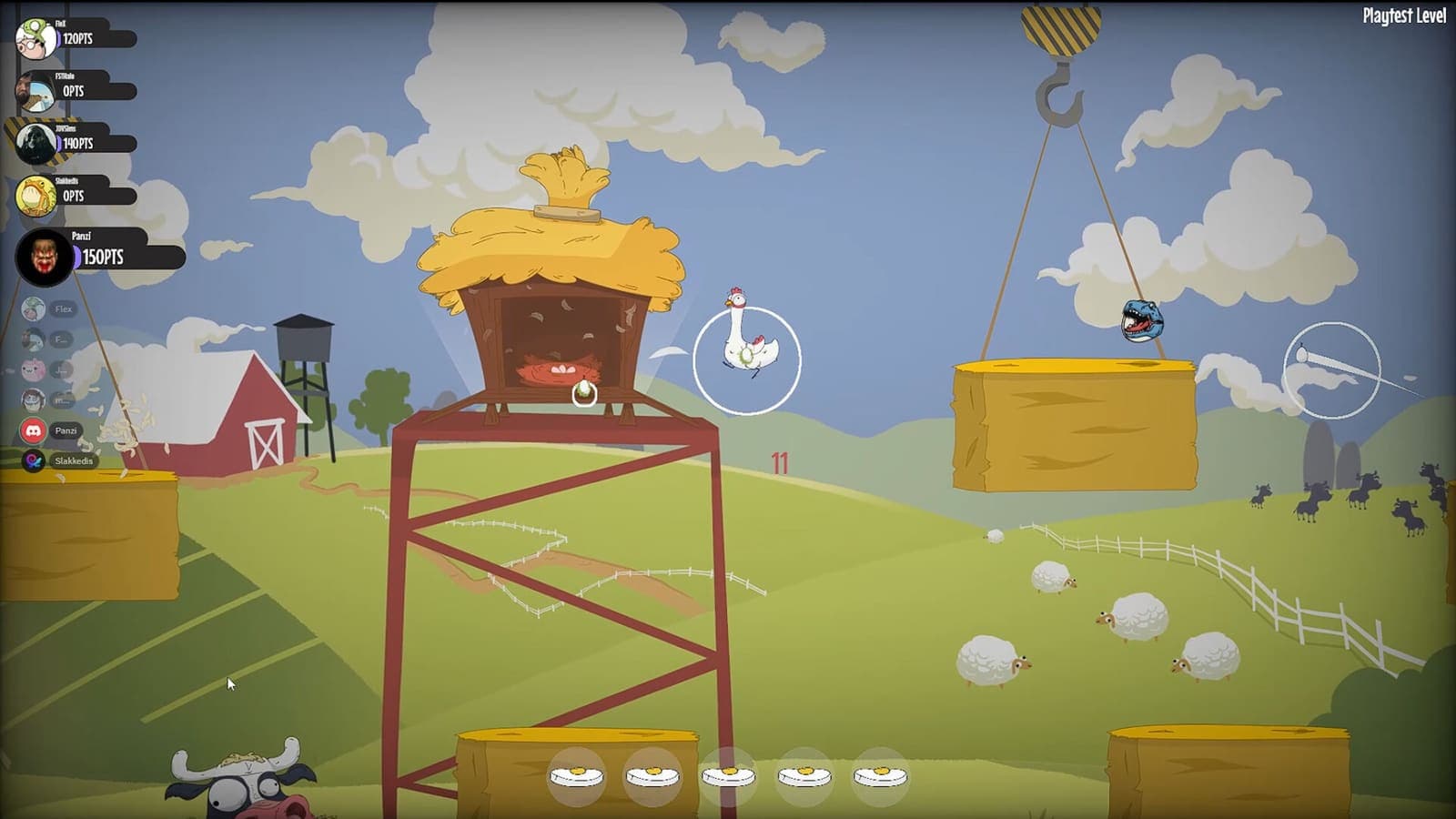 Screenshot from the Steam store page for Mighty Peckers.