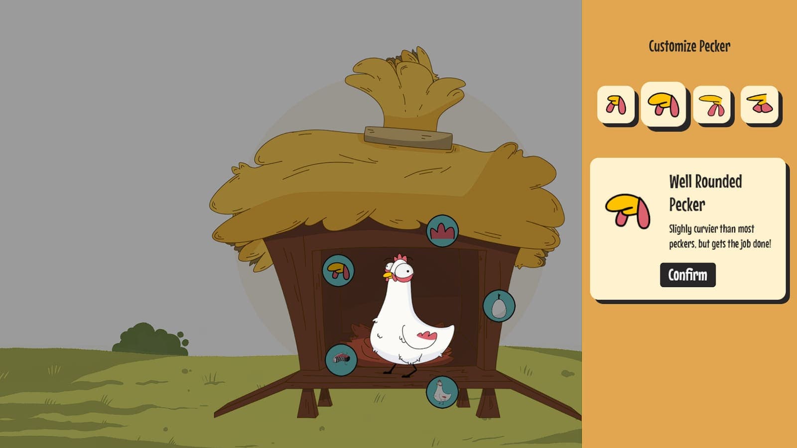 Screenshot from the Steam store page for Mighty Peckers.